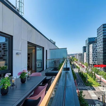 Spacious Modern 3Br Apartment At Central Oslo Barcode Экстерьер фото